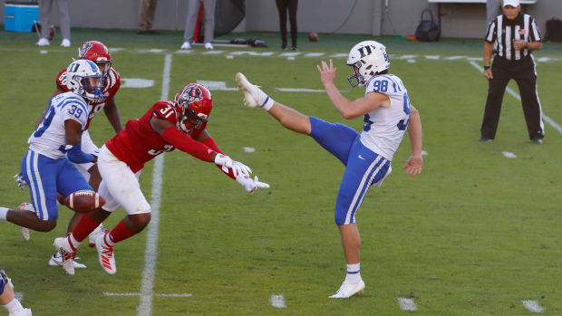 1st half blocked punt